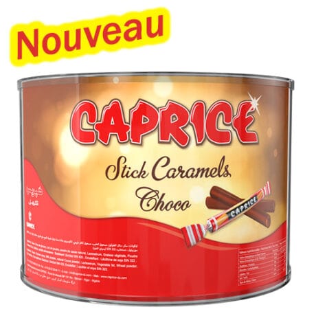 Nouveau Caprice caramel Stick Chocolat boite 860gr